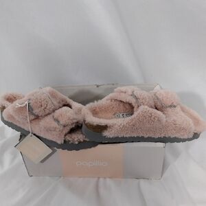 NIB Birkenstock Arizona Big Buckle Leather Slip On Slide Sandals size 37  US L6